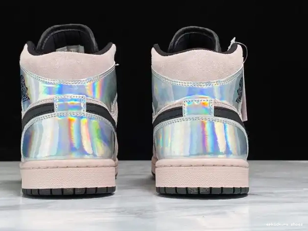 Cheap 1 Air Mid BQ6472-602 Dirty Jordan Powder (W) Iridescent 0620